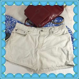 Ralph Lauren cream color jeans shorts size 12